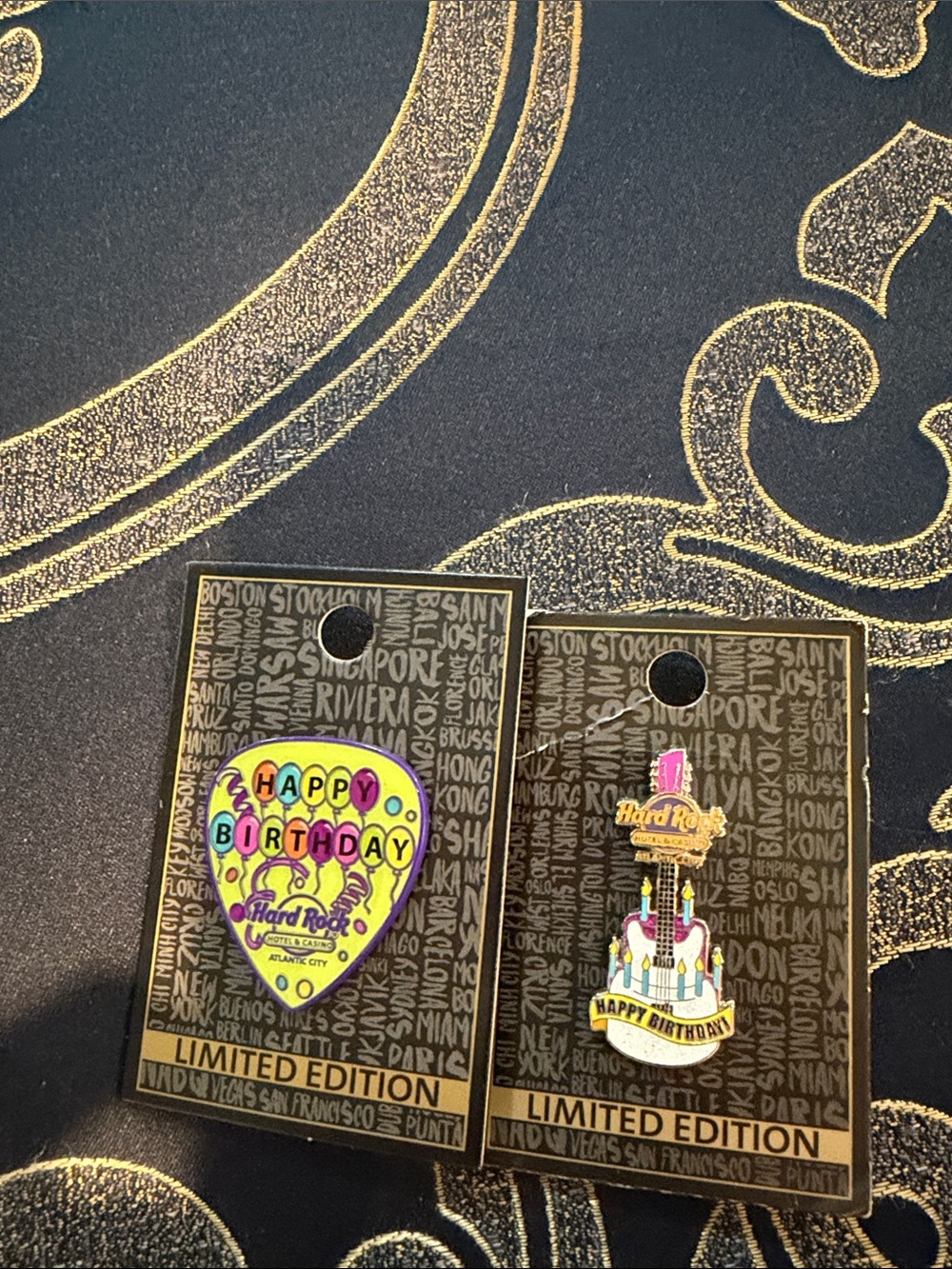 Hard Rock Hotel & Casino Atlantic City pins set